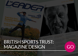 British Sports Trust Magazine design