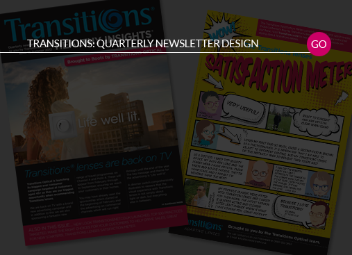 Transitions Quarterly Newsletter Design