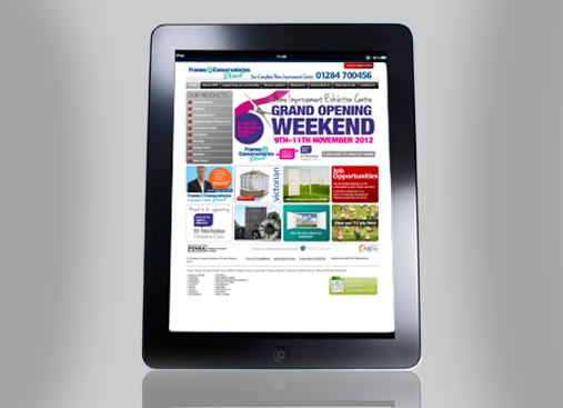 Frames Conservatories Direct Website Design